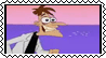 Stamp saying: Doofenshmirtz and Perry the Platypus; gif